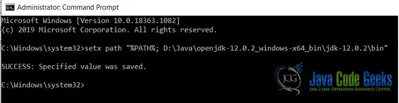 setting PATH for OpenJDK 12