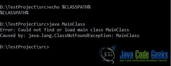 ClassNotFound exception