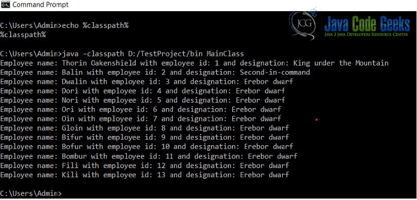 Java Classpath - java-classpath option