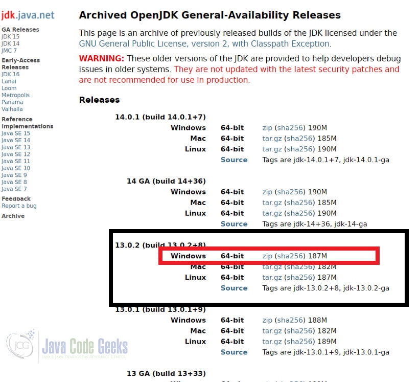 downloading java sdk for mac