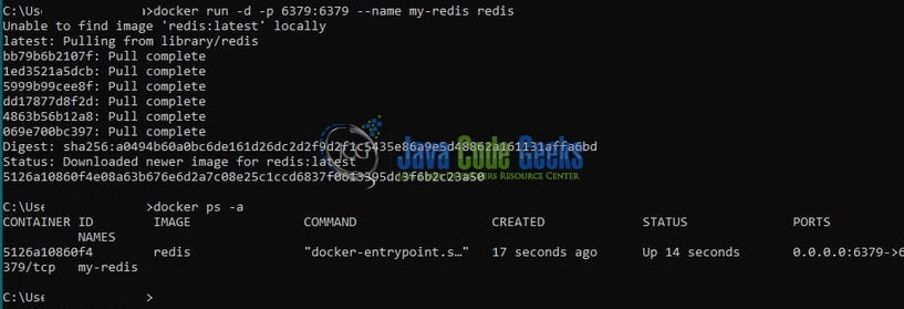 Boot URL Shortener - Start Redis on Docker