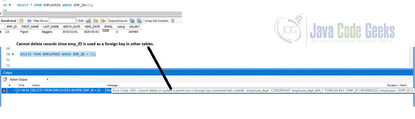 SQL Delete - Foreign key error on delete
