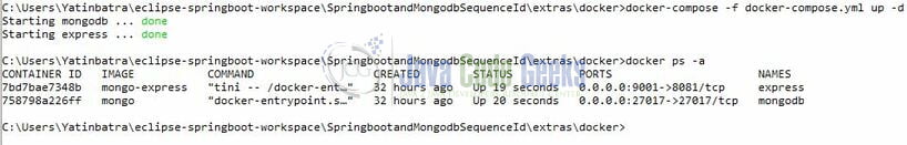 Spring Boot MongoDB Sequence