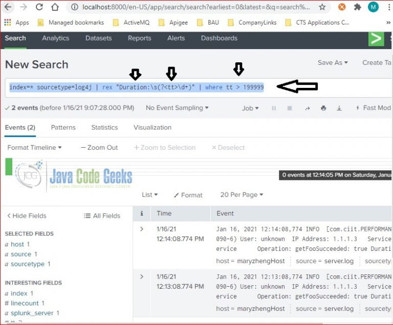 splunk advanced search query examples
