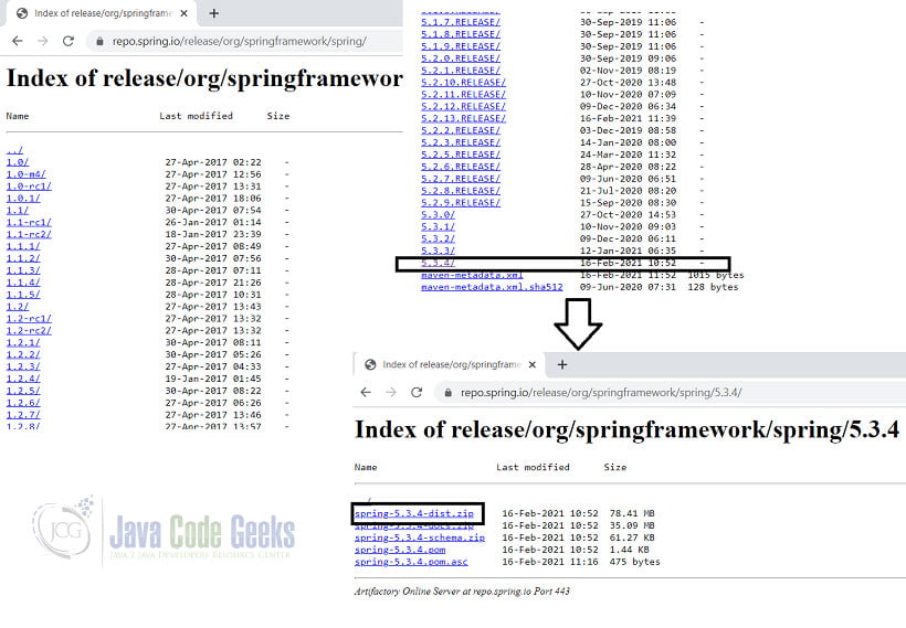 download spring framework jars - Spring Download Repository