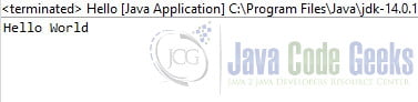 java programming - Hello.java Example Output