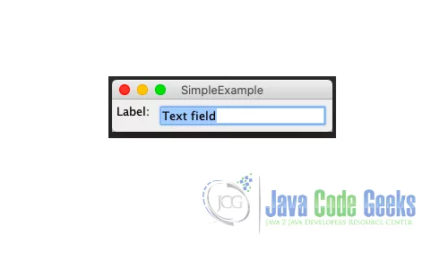 Java SpringLayout - simple example