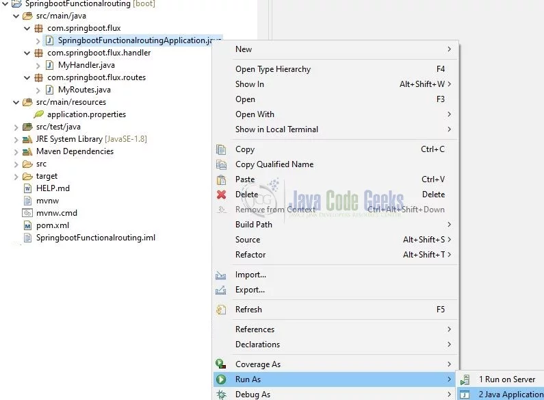 Spring boot Endpoints - run the app