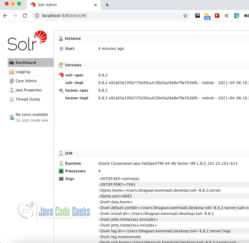 Solr Core per language - solr app