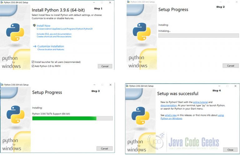 update python version windows