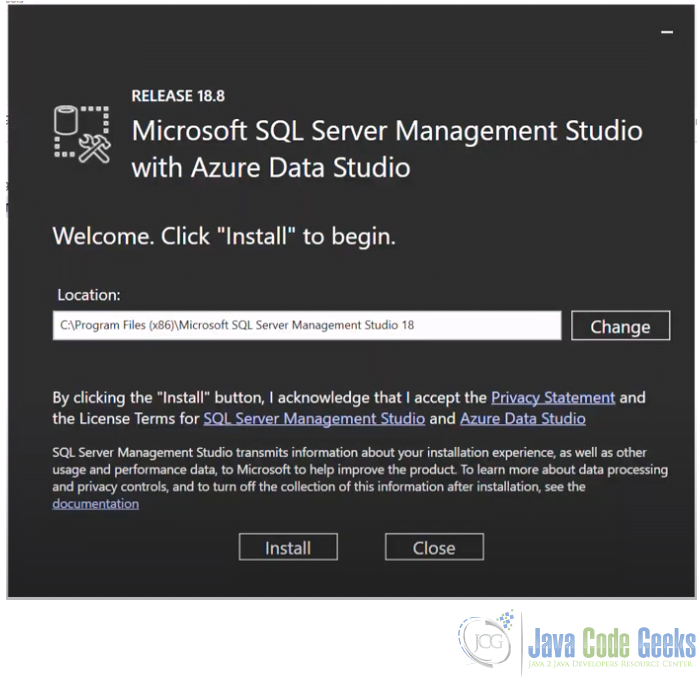 sql server management studio - ssms install
