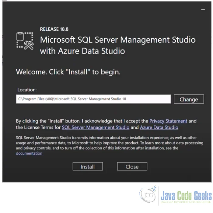 sql server management studio - ssms install