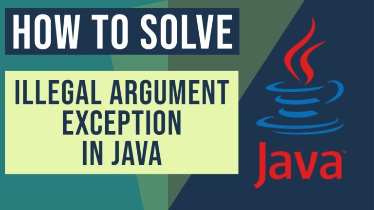 Solving Java Lang Illegalargumentexception Examples Java Code Geeks